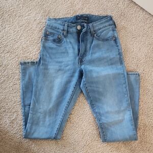 Aeropostale Women's Sky Blue Skinny Jeans